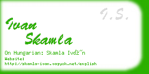 ivan skamla business card